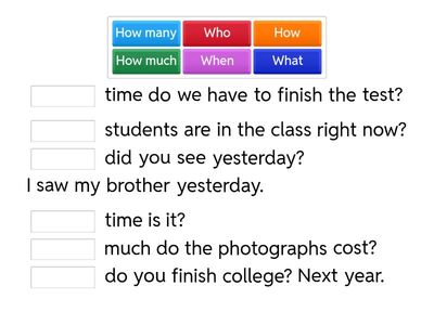Surpass review Wh Questions 