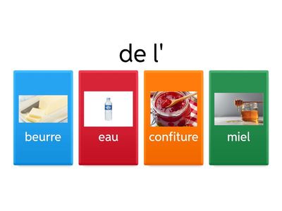 Quiz Using DE L' to express SOME