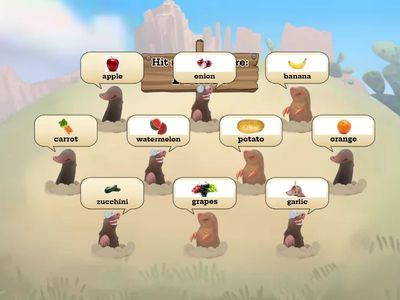 Fruits and Vegetables 