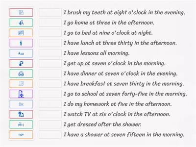 U8 My daily routines