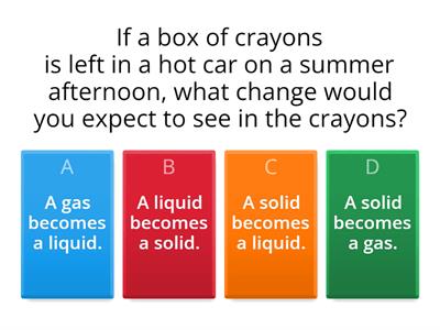 Changes in the state of matter