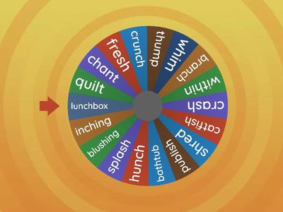Reading Rev week 3 digraph intermediate word list
