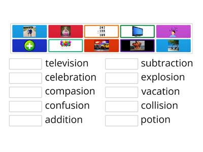 suffix ion picture match