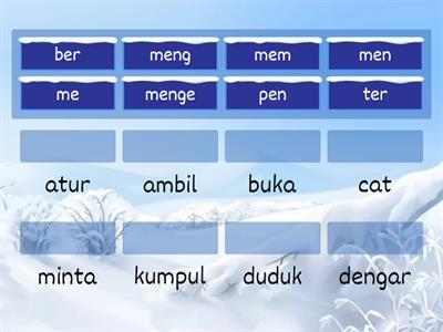 Kata Berimbuhan Awalan