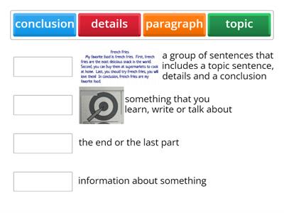 Paragraph Vocabulary