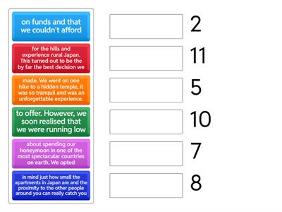 C1 Collocation Jigsaw Story