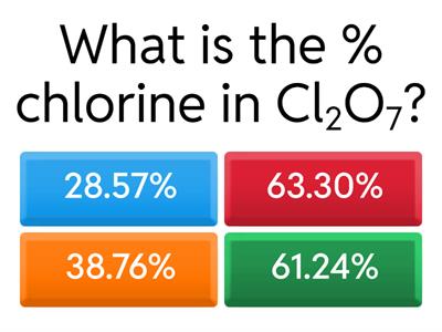 % Composition: check your answers!