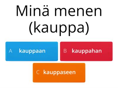 Mihin sinä menet? 