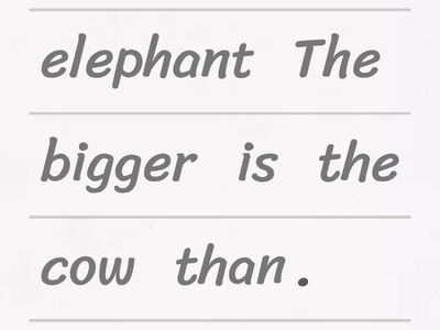 comparative and superlative 