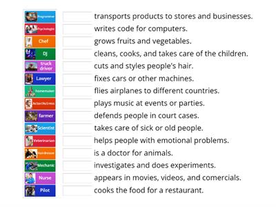 Jobs and Occupations 