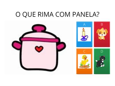 Rimas 1º ano ensino fundamental