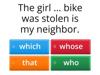 defining and non-defining relative clauses