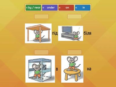 Prepositions of place
