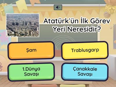 4.Sınıf Sosyal Bilgiler Milli Mücadele Test