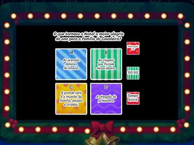 QUIZ – Preparativos de Natal e Viagem de Ida do Cavaleiro