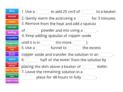 AW Yr 10 Making Salts