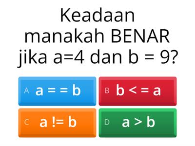 OPERATOR PERBANDINGAN DAN OPERATOR LOGIK