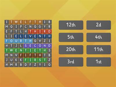 Spotlight 4 Module 5 Unit 9a Ordinal numbers