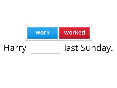 Past simple - negative