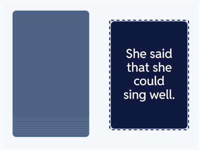 reported speech vice versa custom