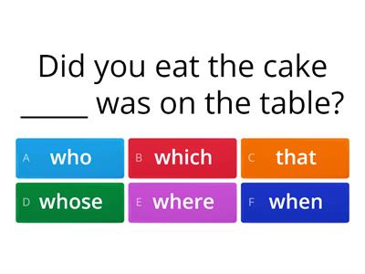 GT5 17.3 relative pronouns