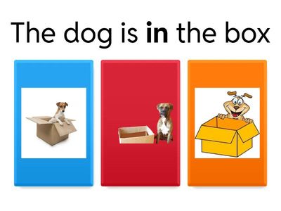 PREPOSITIONS IN/UNDER/ON