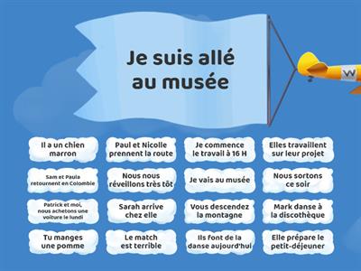 Passé Composé - Associez les phrases