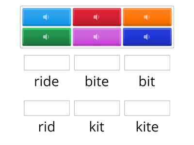 Short I and Long I with Silent E (i_e)