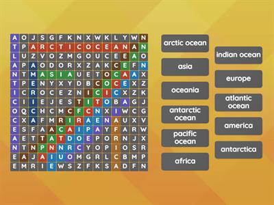 Oceans and Continents