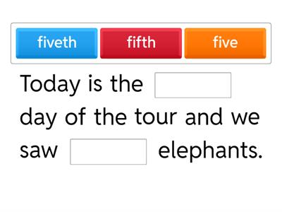 Correct numbers: ordinal or cardinal?