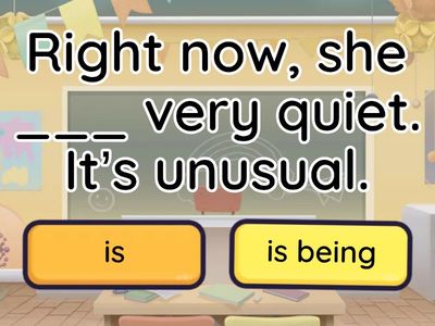 Be – Active vs Stative