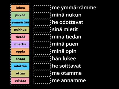 Verbityyppi 1 (kpt) Marta-opettaja