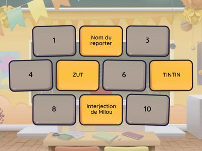 Jeu de Mémoire: Tintin