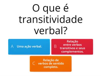 transitividade 