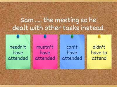 C1/C2 Modals and Modal Perfect