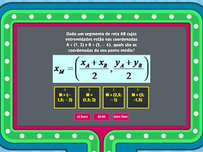 Revisão Geometria Analitica- Prof. Erenildes