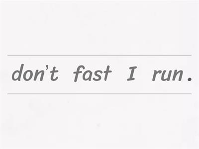 Present Simple (Negative form)