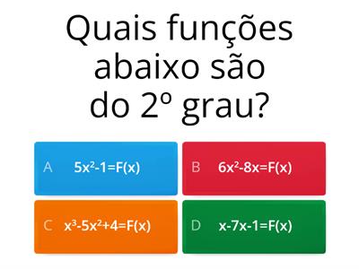 Função e equação quadrática