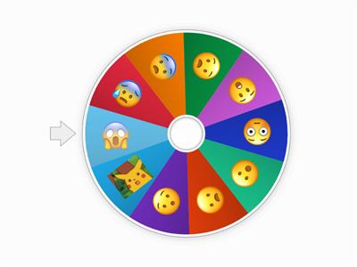 Emotions Wheel (Surpised, Afraid/Scared)