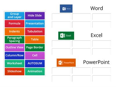 Match the Software - Microsoft Applications L1