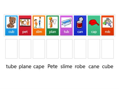 match short vowel + magic e