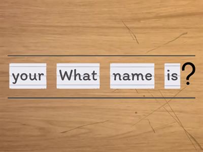 ESL Level 1 Sentence Structure 