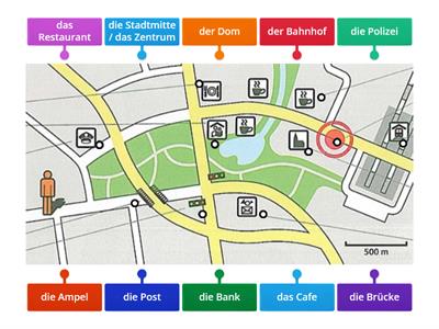 Orte in der Stadt Momente A1.2 Lektion 14