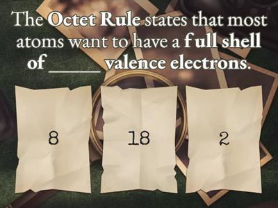 Valence Electrons & Lewis Dot Structures!