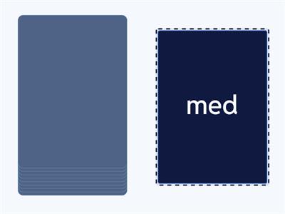 CVC "-ed" Word Family: