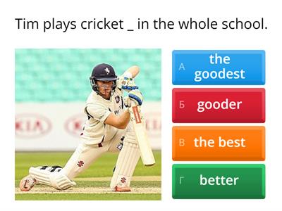 Comparative and superlative adverbs