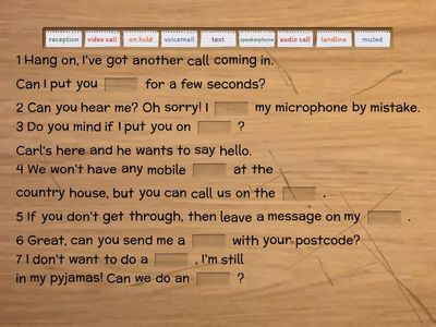 Roadmap C1 C2 8D Making a call