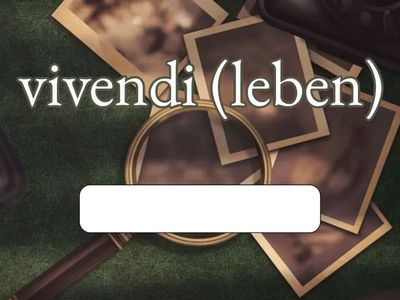 Übersetze das Gerundium im richtigen Fall!