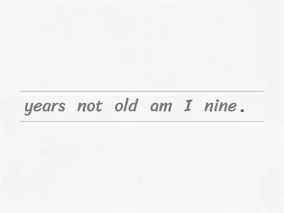 TO BE: NEGATIVE FORM