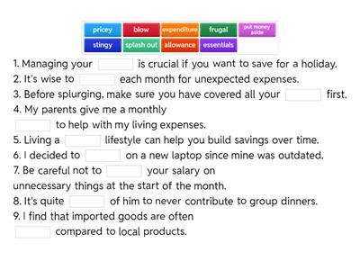 SpeakOutB2+ Unit 8, 8C Spend or save?